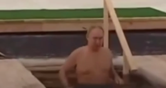 Путин и Лукашенко окунулись в прорубь на Крещение