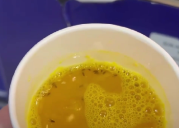 Напитки с мошками продавали в аэропорту Алматы (ВИДЕО)