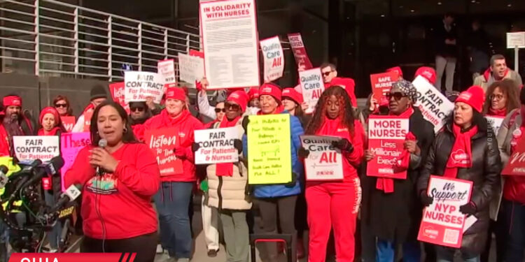 В Нью-Йорке вспыхнула крупнейшая забастовка медсестёр