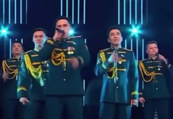 Хор Нацгвардии МВД РК произвёл фурор на российском телешоу (ВИДЕО)