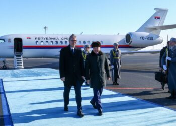 Президент Сербии Александр Вучич прибыл в Астану с официальным визитом