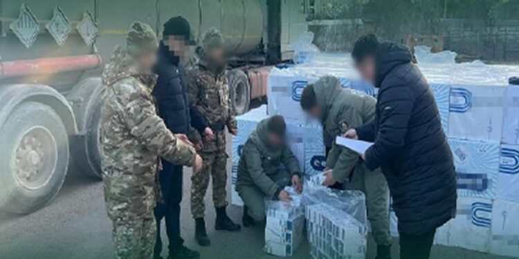 Пограничники пресекли контрабанду сигарет на 60 млн тенге