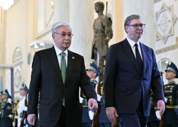 В Акорде торжественно встретили президента Сербии