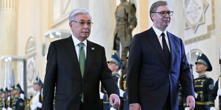 В Акорде торжественно встретили президента Сербии