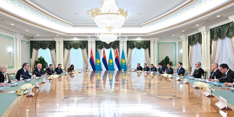 О чём переговорили президенты Казахстана и Сербии?