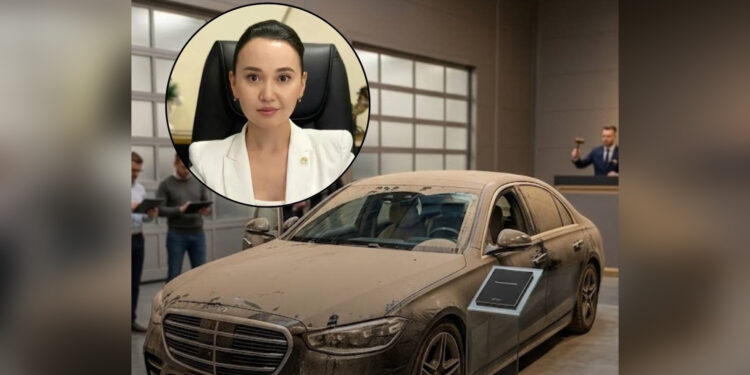 Авто, изъятое у Перизат Кайрат, выставили на торги в Астане