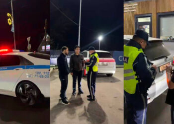 Жёсткий рейд в Алматы: полиция за два дня изъяла более 2 000 машин (ВИДЕО)