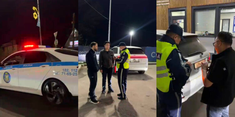 Жёсткий рейд в Алматы: полиция за два дня изъяла более 2 000 машин (ВИДЕО)