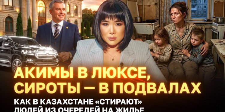 Акимы в люксе, сироты — в подвалах: как в Казахстане «стирают» людей из очередей на жильё