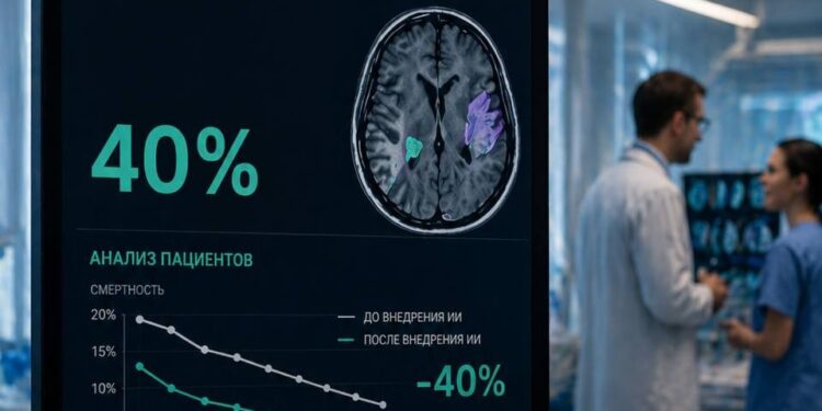 ИИ-система помогла снизить смертность от инсульта на 40% в Казахстане