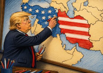Карта Ирана в цветах США появилась в аккаунте Трампа