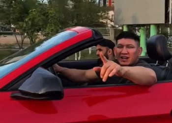Куата Хамитова оштрафовали в Атырау после видео с нарушением ПДД