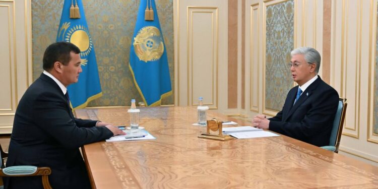 Глава государства принял первого заместителя премьер-министра Нурлыбека Налибаева