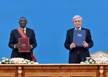 Токаев и президент Кении приняли Совместное заявление