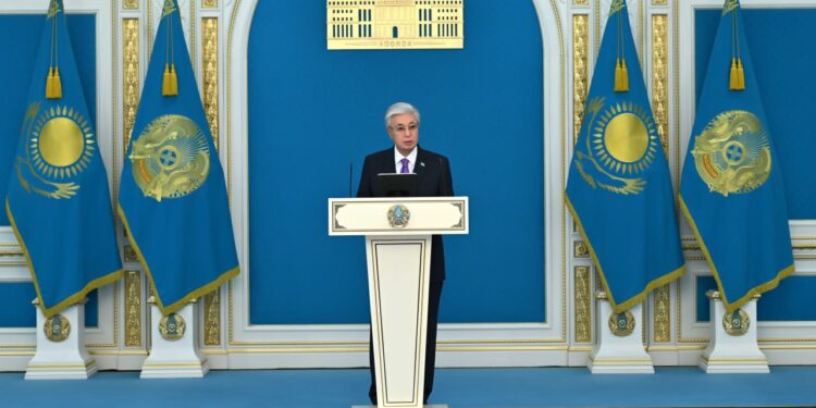 Токаев выступил на церемонии награждения работников искусства и культуры