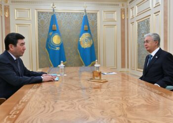 Токаев принял в Акорде главу Мажилиса Ерлана Кошанова