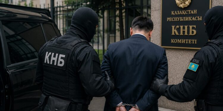 КНБ подтвердил информацию о задержании чиновника в Жамбылской области