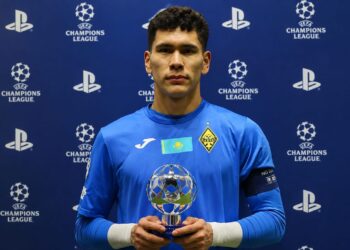 Темирлан Анарбеков признан лучшим вратарём Лиги чемпионов