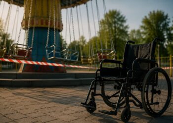 В Кызылорде 19-летний парень лишился обеих ног после ЧП на аттракционе