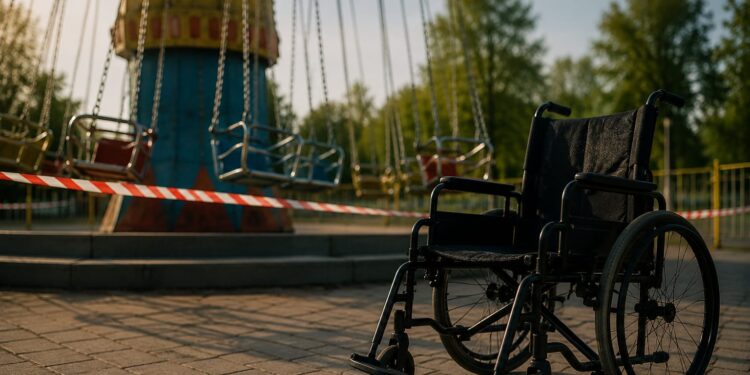 В Кызылорде 19-летний парень лишился обеих ног после ЧП на аттракционе