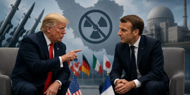 Трамп на встрече с Макроном: «Иран не будет иметь ядерного оружия»