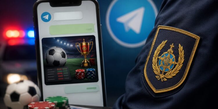 В Telegram-канале полиции области Абай появилась реклама букмекерских контор