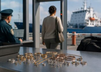 Таможенники Мангистауской области обнаружили контрабанду украшений при досмотре пассажирки