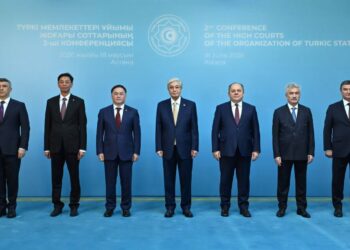 Токаев встретился с председателями верховных судов стран – участниц Организации тюркских государств