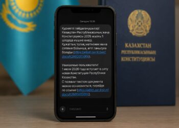 Казахстанцам начали приходить SMS-рассылки о новой Конституции