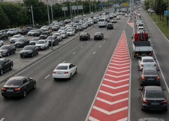 Драка в пробке на Саина: всех участников доставили в полицию