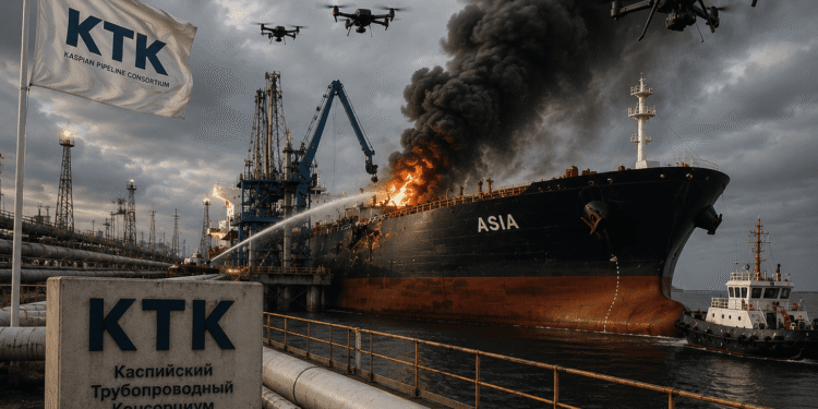 Каспийский трубопроводный консорциум заявил об атаке на морской терминал