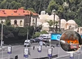 В Дамаске прогремели взрывы рядом с отелем, где должен был остановиться Макрон