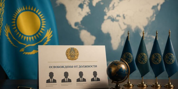 Токаев освободил от должностей четырех послов Казахстана