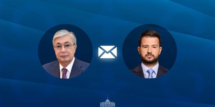 Токаев поздравил президента Черногории с Днем государственности