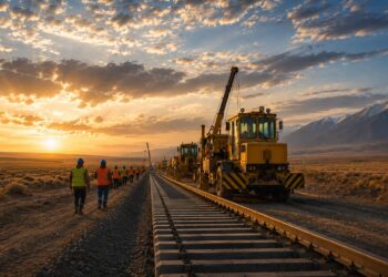 В Казахстане строят 754 км новых железнодорожных линий