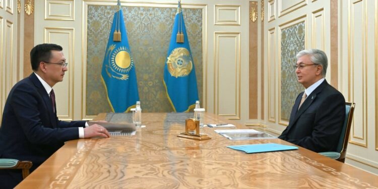 Токаев принял заместителя Председателя – руководителя Секретариата Қазақстан Халық Кеңесі Канатбека Жайсанбаева