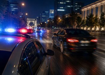 Погоня в центре Алматы: пьяный водитель Toyota пытался скрыться от полиции