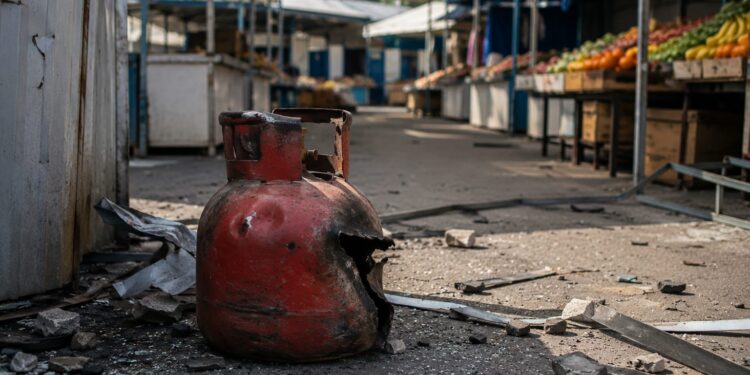 ️Газовый баллон взорвался на рынке в Астане: пострадали три человека