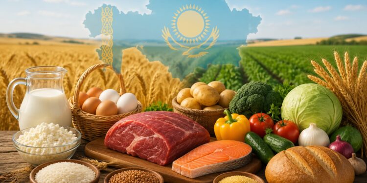 Казахстан обеспечивает себя основными продуктами на 80–100% — правительство