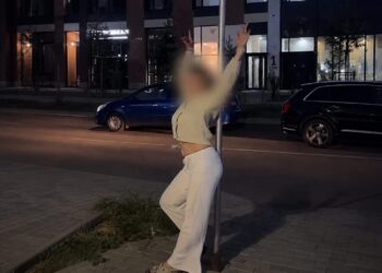 ❗️Использовала дорожный знак как пилон: блогершу оштрафовали в Астане