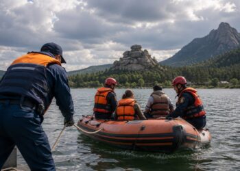 На озерах Бурабай и Щучье спасатели эвакуировали семь человек