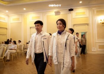 Кандидаты от партии «Әділет» встретились с жителями Мангистауской области