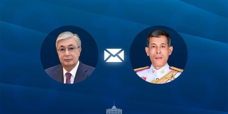 Токаев поздравил Короля Таиланда с Днем рождения