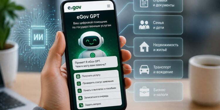 Большинство госуслуг в Казахстане переведут в eGov GPT до конца года