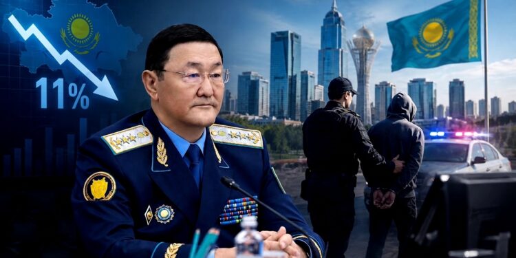 Преступность в Казахстане снизилась на 11%: Генпрокурор рассказал о новых методах борьбы с криминалом