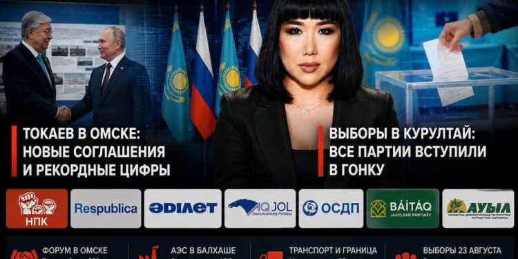 Итоги недели: визит Токаева в Омск и старт предвыборной гонки