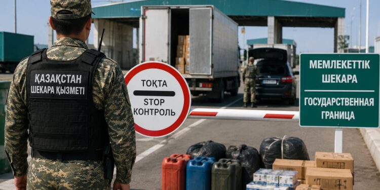 На границе пресекли контрабанду на миллиард тенге