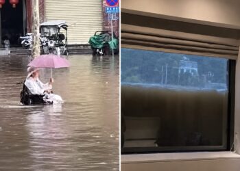 Китай ушел под воду после тайфуна «Дельфин»