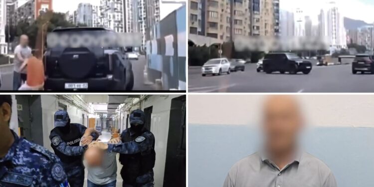 В Алматы задержали водителя после драки на дороге