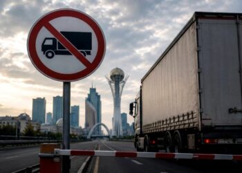 Въезд транзитных фур в Астану официально ограничили